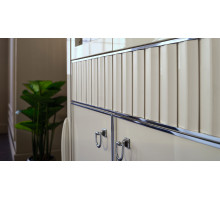 Двухдверная витрина для посуды Gravita (Гравита) GRAV-13 слоновая кость