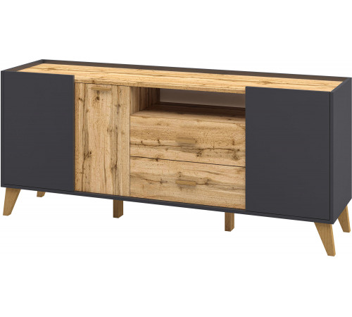 Гостиная Сканди 3 графит