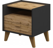 Тумба прикроватная Сканди МН-036-28(графит)