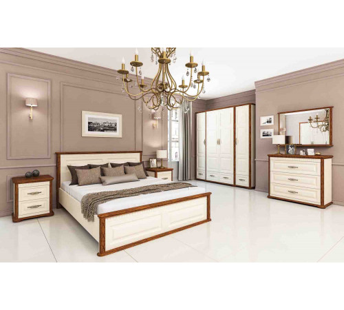 Двуспальная кровать Марсель с подъемным механизмом МН-126-01