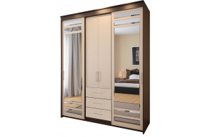 Трехстворчатый шкаф-купе ШК-05