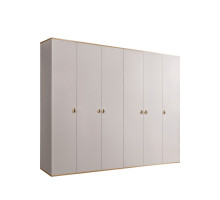 Шестистворчатый шкаф для одежды  Rimini РМШ2/6 (слоновая кость)